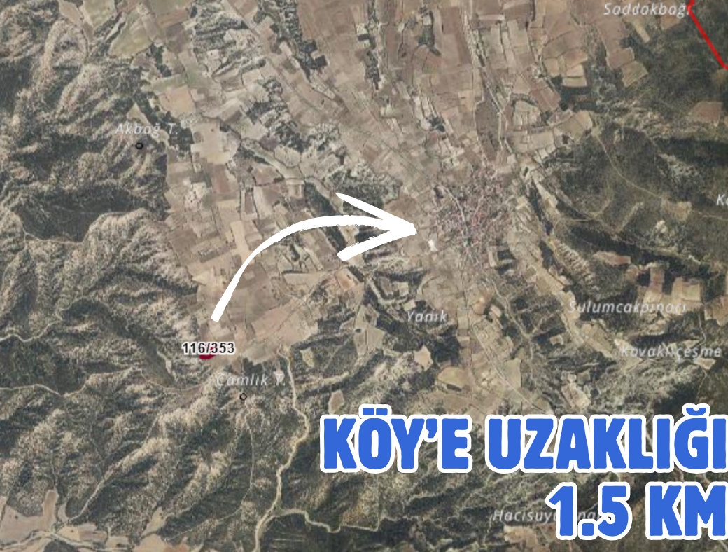DENİZLİ BOZKURT BAKLAN KUYUCAK 5.000 M² TARLAMIZ SATILIKTIR - DENİZLİ BOZKURT fotoğraf 2